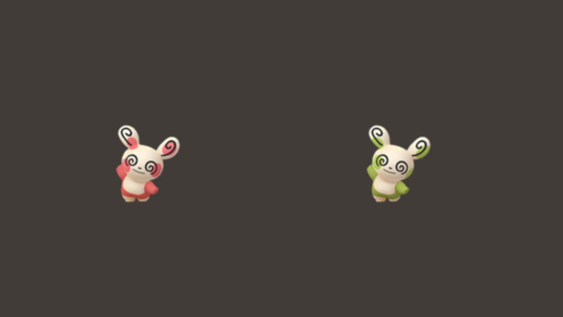Spinda Pattern 8 and its Shiny form (Image via The Pokemon Company)